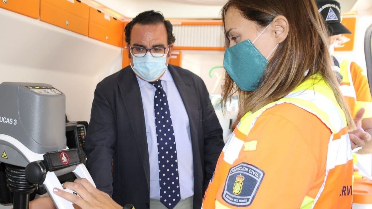 Javier Ubeda Liébana, alcalde de Boadilla, anuncia que tiene covid-19