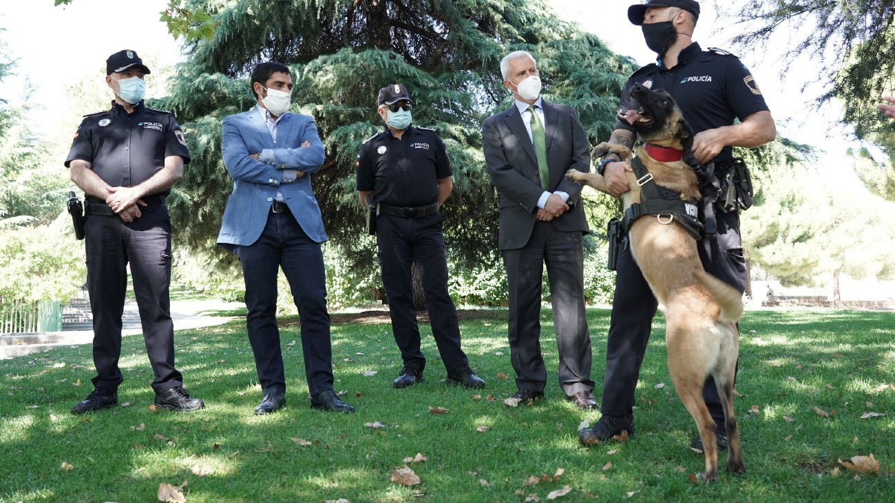 Presentación de la unidad canina de San Sebastián de los Reyes