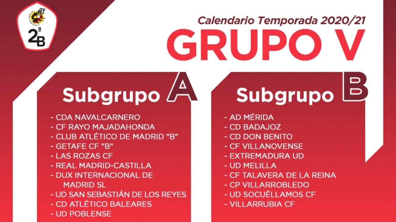 Este es el calendario de los equipos madrileños de Segunda B
