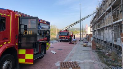 Un trabajador herido tras cortarse en la pierna con una radial en Villanueva del Pardillo