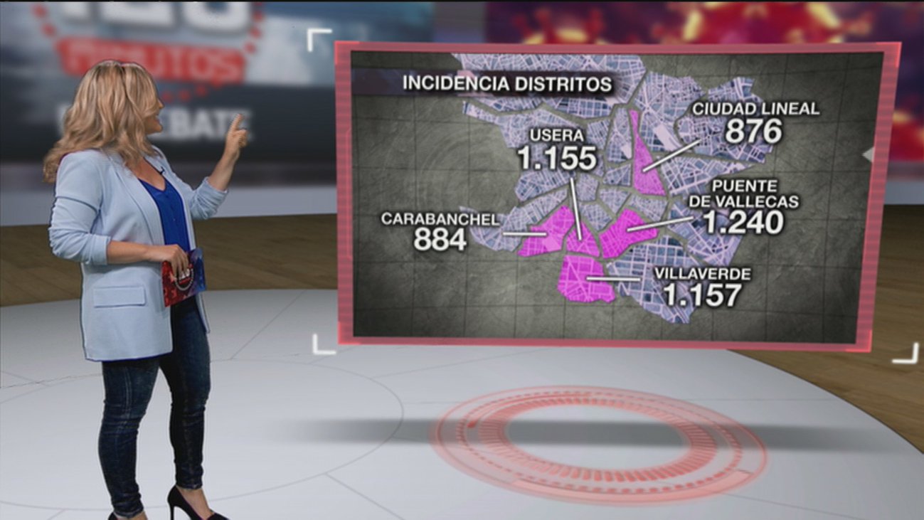 Estos son los municipios y distritos de Madrid más afectados por el coronavirus