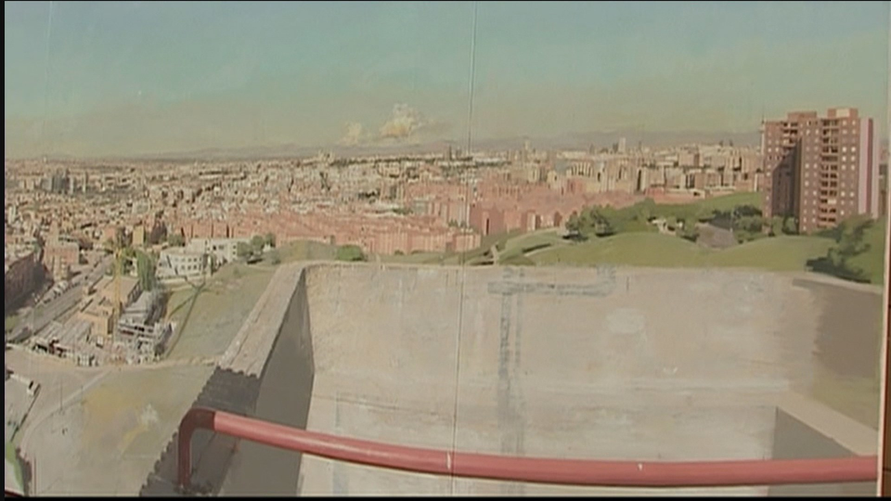 El cuadro de Antonio López 'Madrid desde Vallecas' deja la Asamblea temporalmente rumbo a Valencia