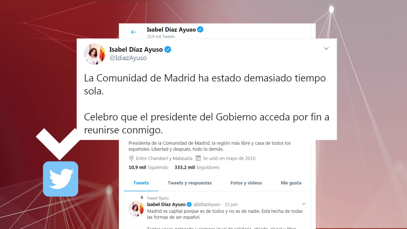 Díaz Ayuso pide a Sánchez una mayor implicación con Madrid