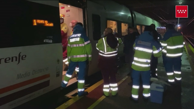 Cuatro herido leves tras descarrilar un tren a pocos kilómetros de Zarzalejo