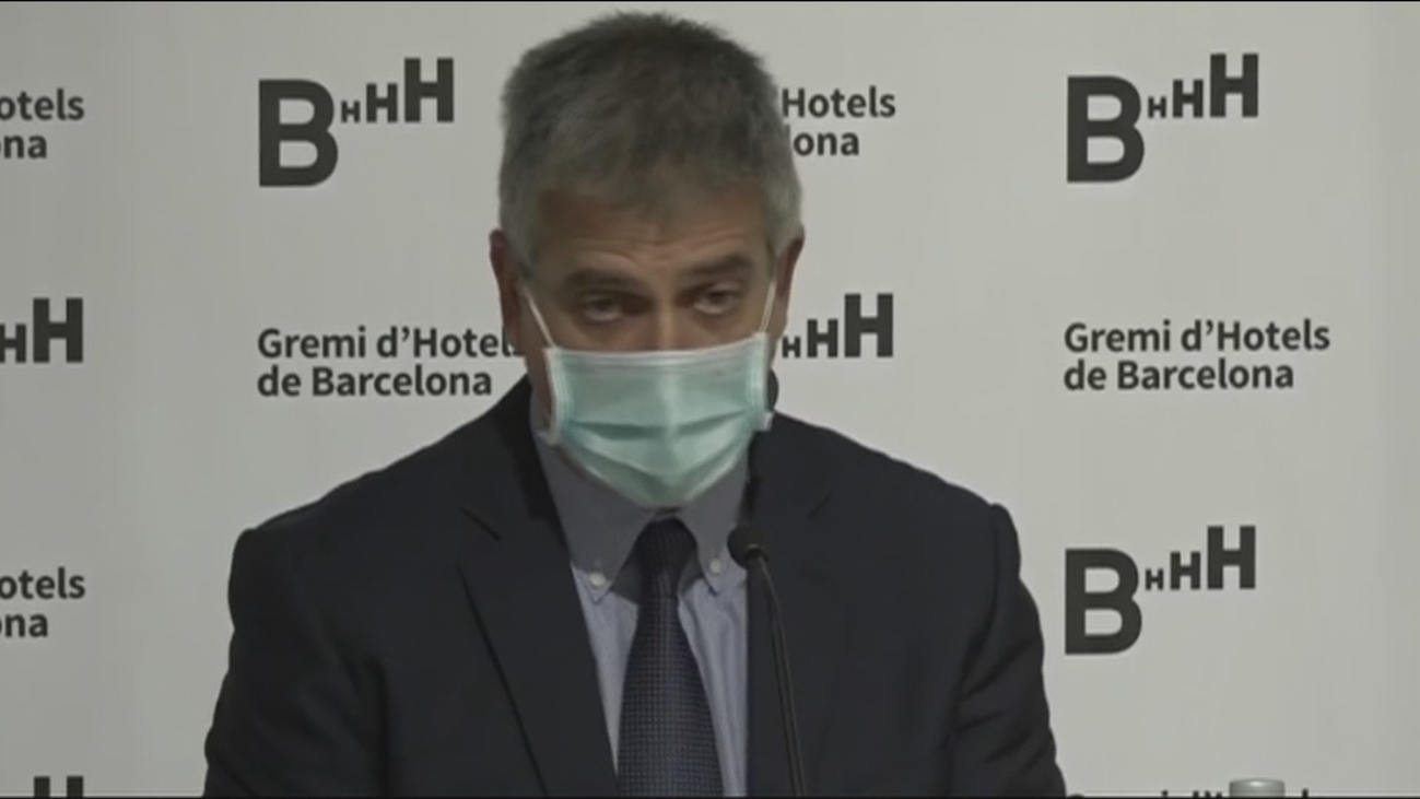 Desplome de la ocupación de los hoteles  de Barcelona con menos del 10%