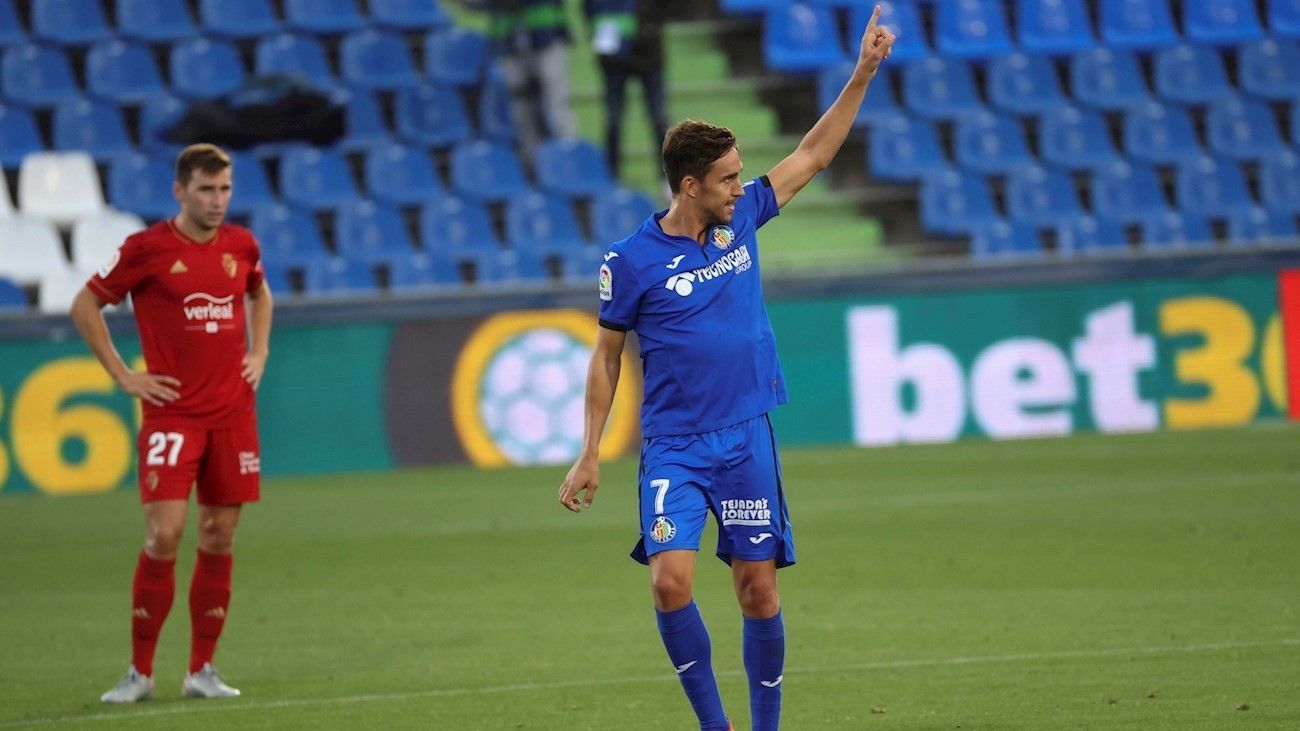 1-0. Mata premia al Getafe ante el Osasuna