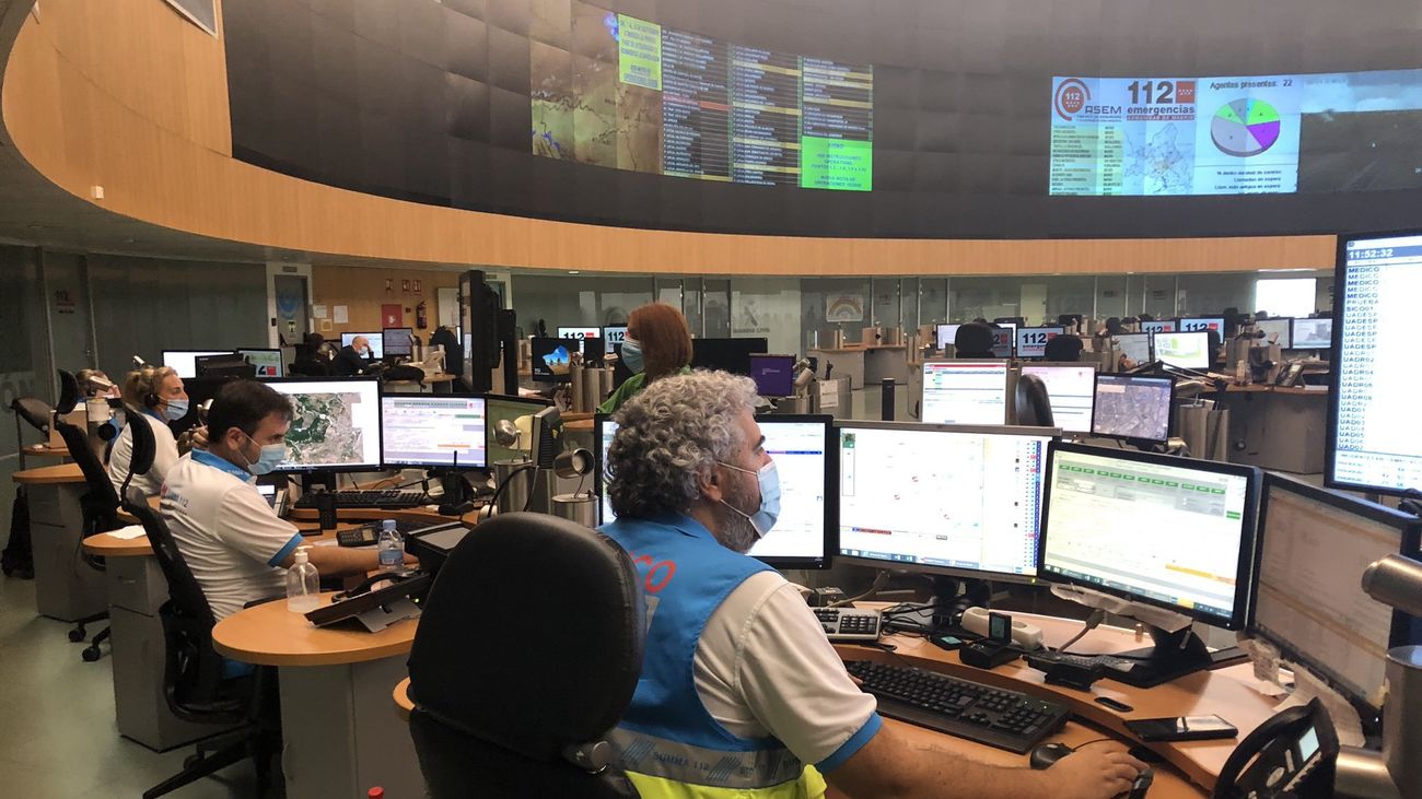 Agentes del 112 Comunidad de Madrid