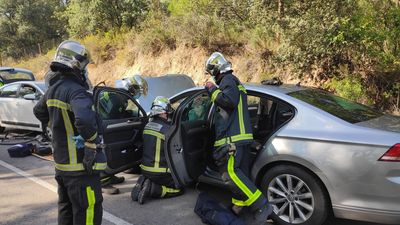 Una mujer de 47 años herida de gravedad en un accidente en Villanueva de la Cañada