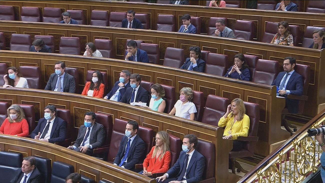 Podemos y otros grupos piden más restricciones de aforo en el Congreso de los Diputados