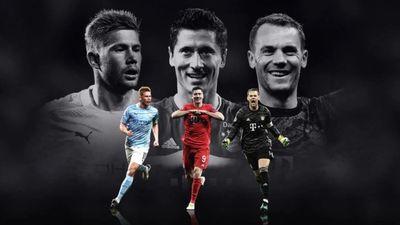 De Bruyne, Lewandoski y Neuer, candidatos a mejor jugador del año