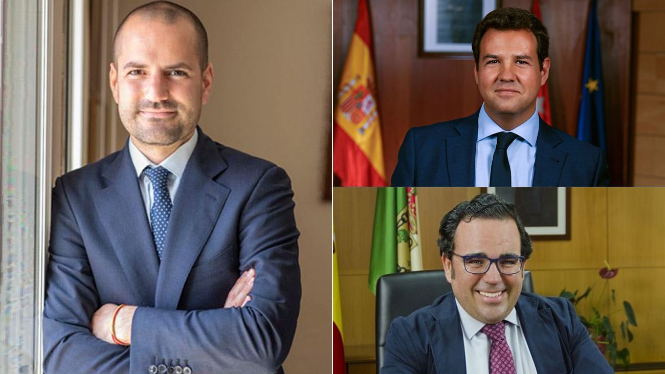 Los alcaldes de Majadahonda, Las Rozas de Madrid y Boadilla del Monte
