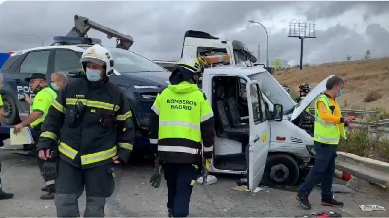 Accidente en la A-3