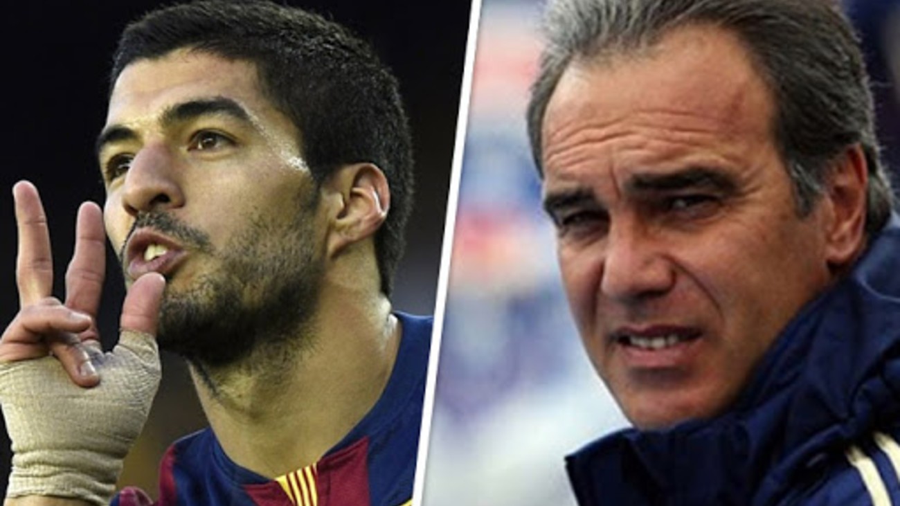 Luis Suárez y Martín Lasarte