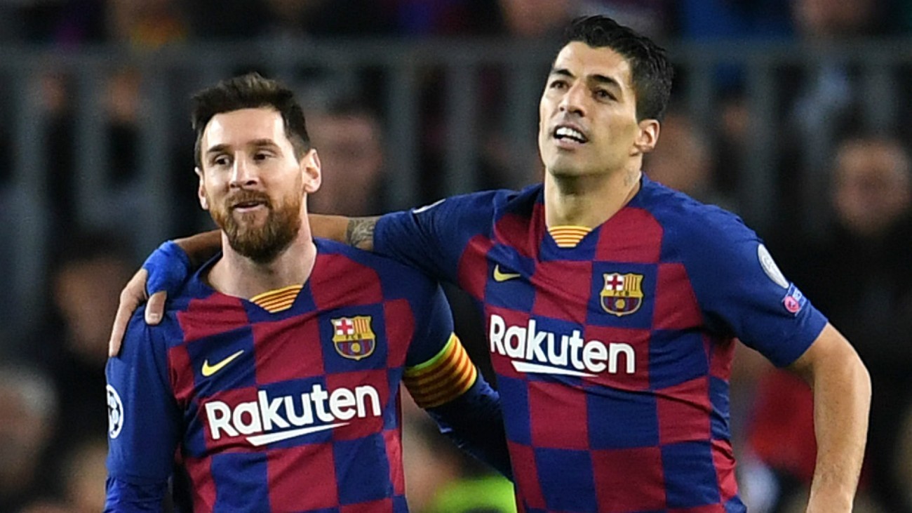 Messi  y Luis Suárez