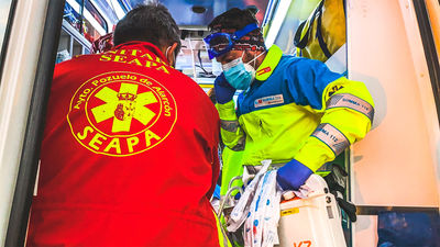 Herido grave un motorista tras colisionar con un turismo en Pozuelo de Alarcón