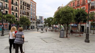 Agresión con una espada casera en un parque de Lavapiés