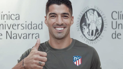 Luis Suárez ya viste la camiseta del Atleti
