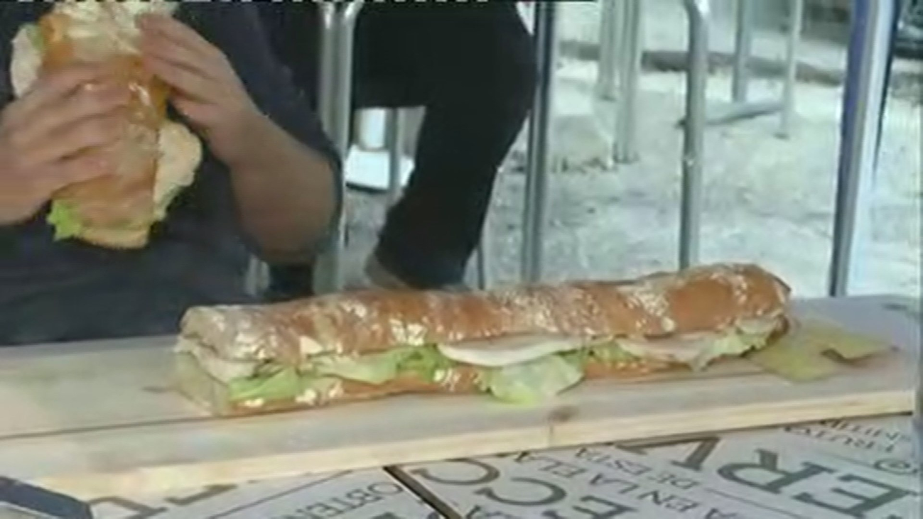 Un bocadillo de 80 centímetros en La Serna del Monte