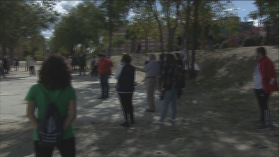 Los vecinos de San Fermín denuncian que un parking disuasorio provisional ocupe el lugar del IES Ada Byron