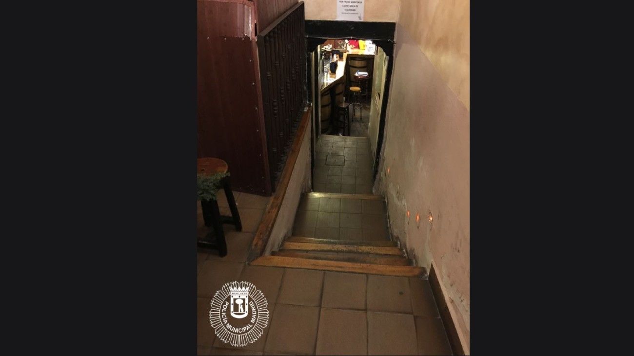 Desalojada una fiesta ilegal en un local de La Latina con 25 personas sin mascarillas