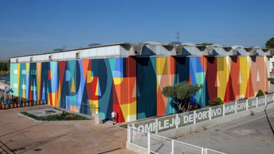 Los coautores del edificio de Fisac exigen a la alcaldesa de Getafe que limpie las pintadas de Boa Mistura