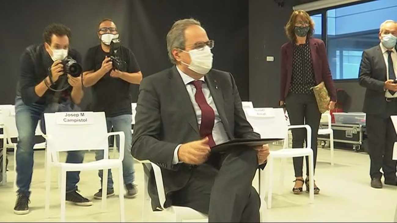 El independentismo califica de "represión" la inhabilitación de Torra