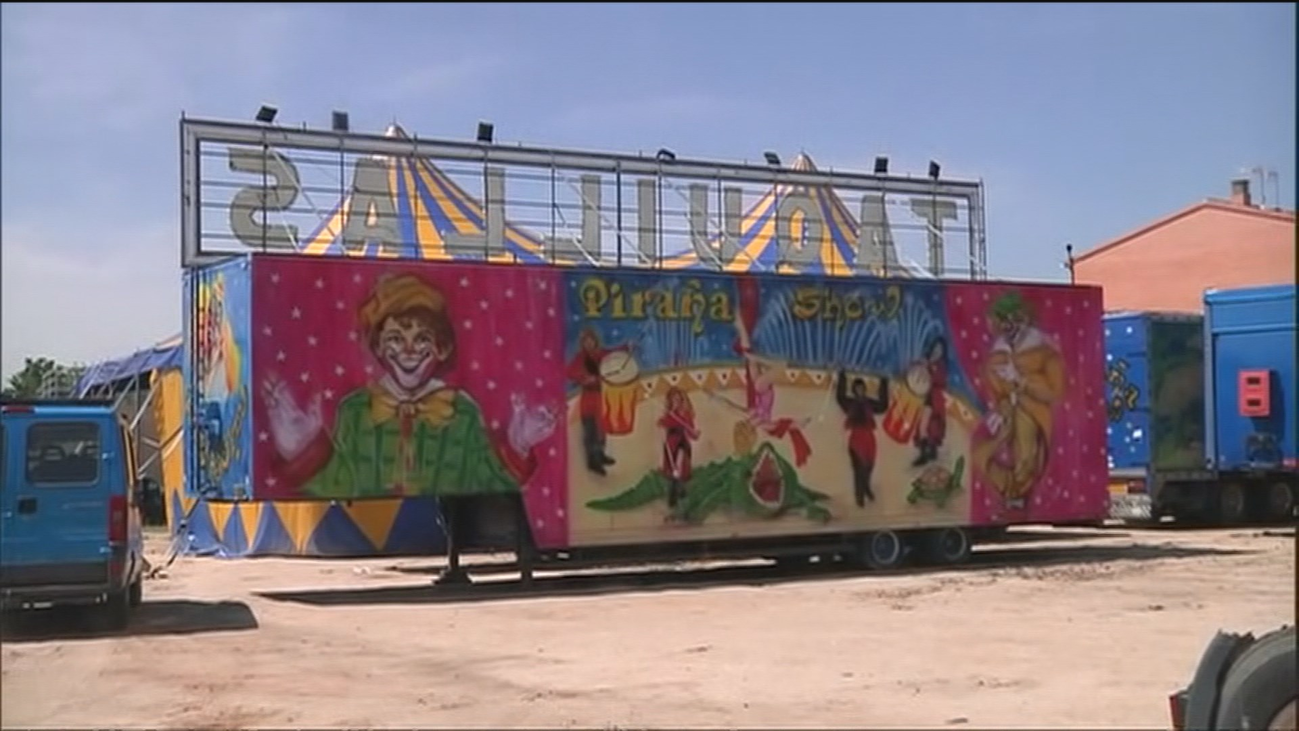 La ruina de un circo,  siete meses acampados sin ningún tipo de ingresos