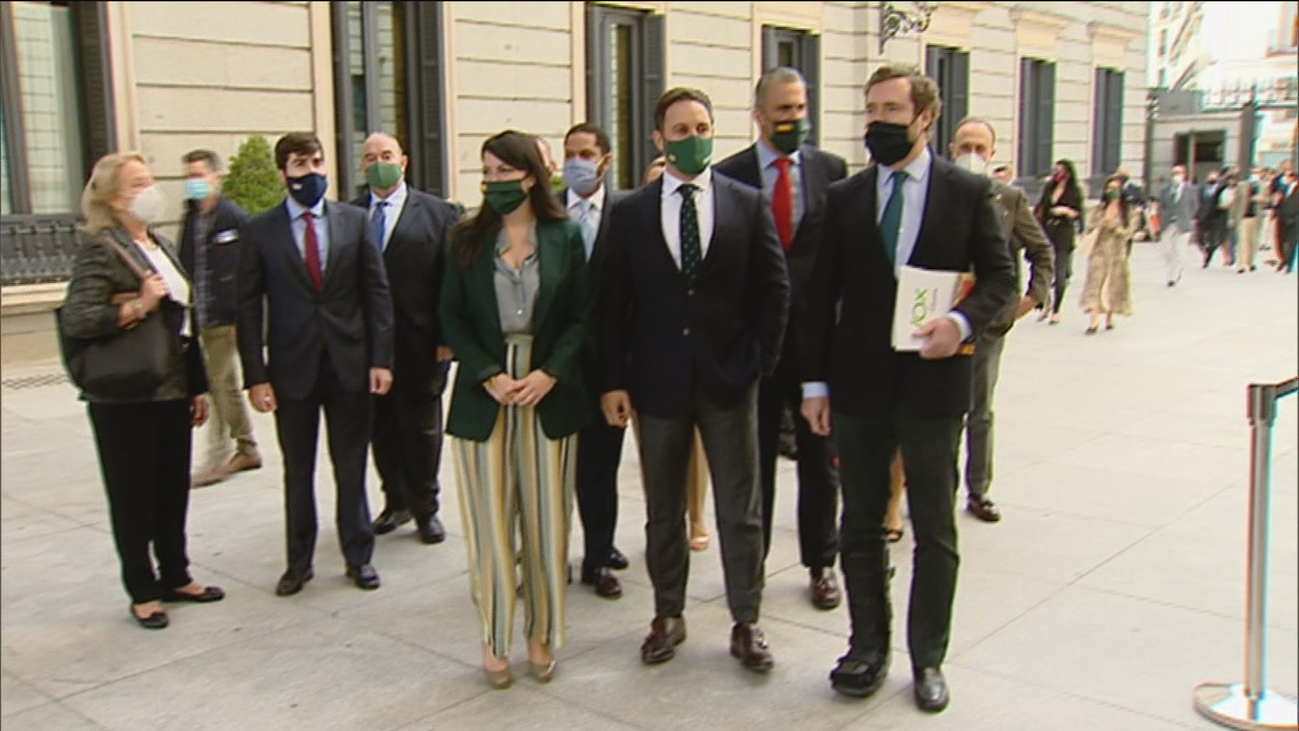 Vox registra su moción de censura contra Sánchez y anima al PP a apoyarla