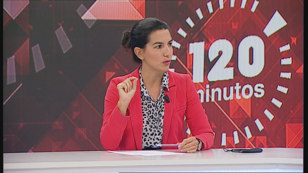 Rocío Monasterio entrevistada en el programa 120 Minutos