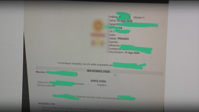 Así funciona la venta de PCRs negativos falsos por Internet