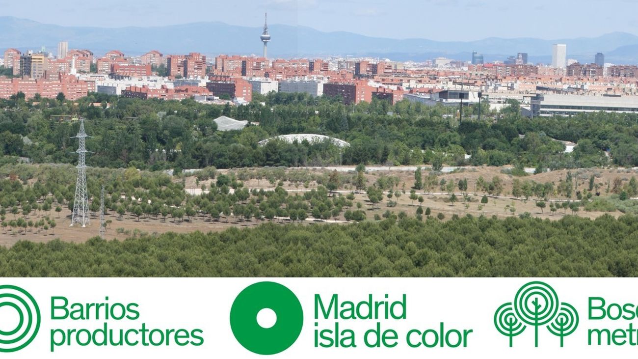 Así será 'Madrid, isla de colores', el cinturón verde de 75 km que rodeará la capital