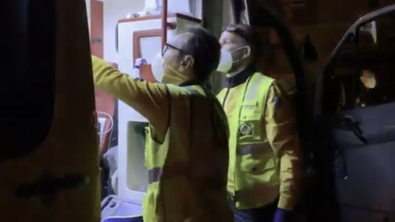 Un hombre de 30 años en estado grave por un accidente de moto en el distrito de Retiro