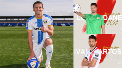 El Leganes ficha a Palencia; el Rayo a Luca Zidane y a Iván Martos