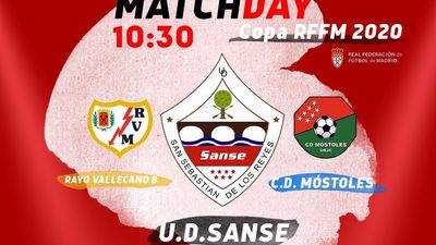 Sanse, Rayo B y CD Móstoles juegan este miércoles la final a tres de la Copa RFFM