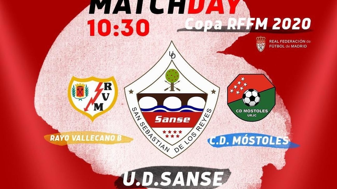 Sanse, Rayo B y CD Móstoles juegan este miércoles la final a tres de la Copa RFFM
