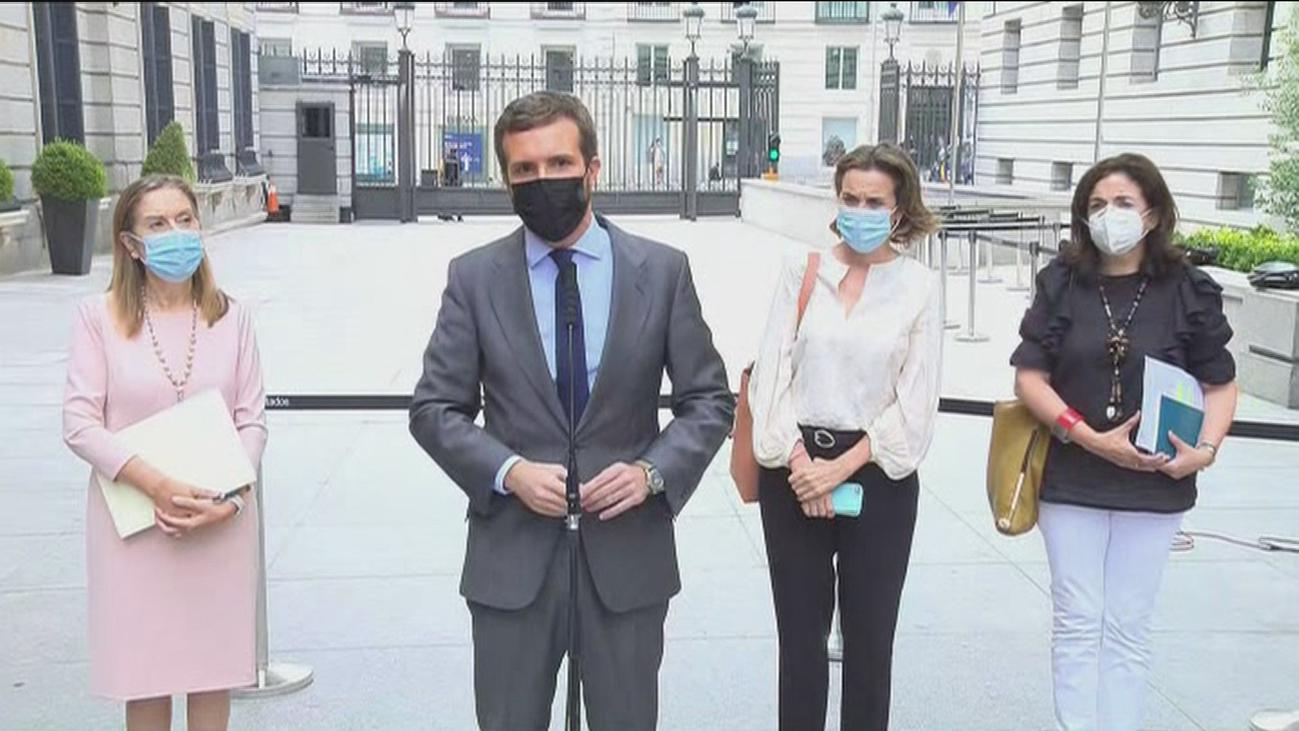 Casado dice que no habrá moción de censura contra Ayuso porque tiene un "compromiso firme" con Arrimadas