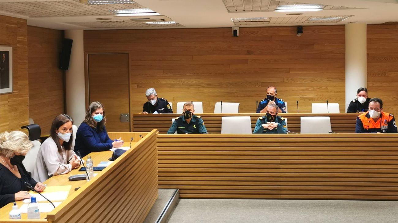 Junta de Seguridad en el Ayuntamiento de Getafe