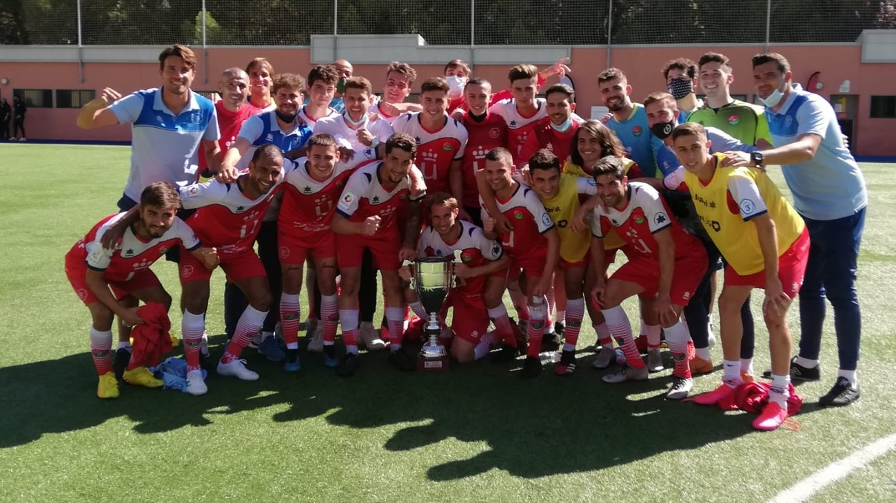 El CD Móstoles, bicampeón de la Copa RFFM y de la Copa Autonómica RFEF