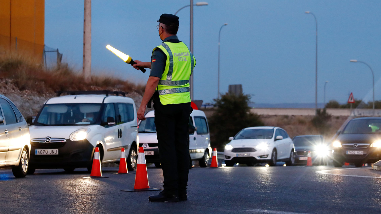 Controles en las salidas de las carreteras de madrileñas