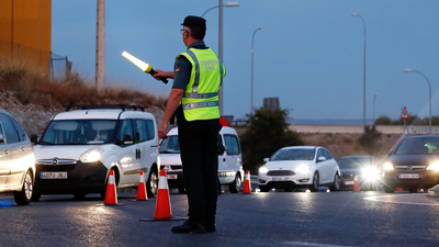 Controles en las salidas de las carreteras de madrileñas