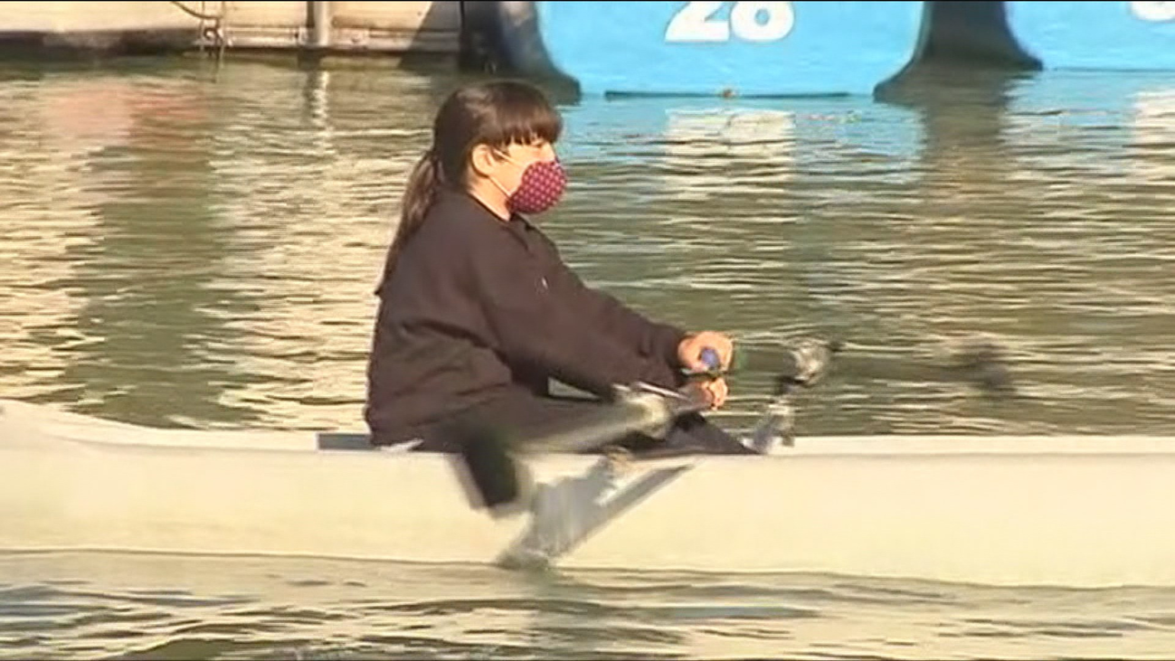 Clases gratuitas de remo en el Estanque Grande del Retiro