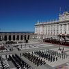 Las mejores imágenes del acto militar en el Palacio Real por el Día de la Fiesta Nacional