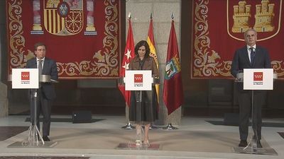 Ayuso y Almeida piden  al Gobierno que anule el estado de alarma