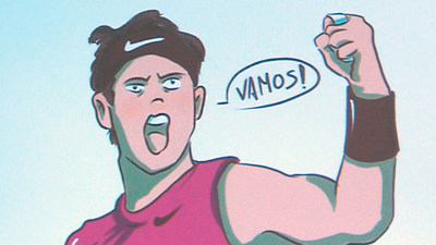 Rafa Nadal, héroe de cómic