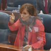 Polémico gesto en la Asamblea de la diputada de Más Madrid Mónica García