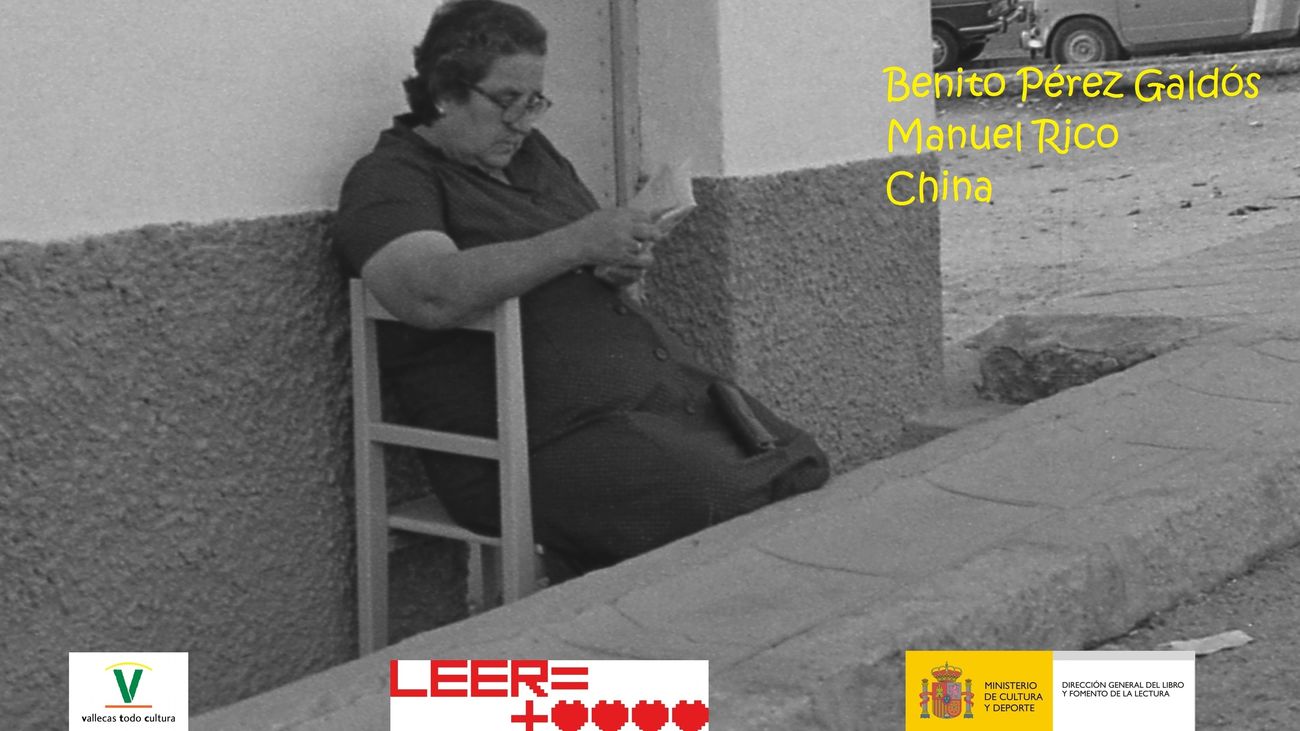 Cartel de la iniciativa 'Libros a la calle' en Vallecas