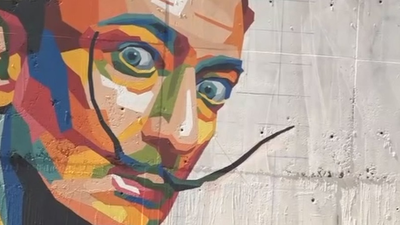 Paredes transformadas en lienzos