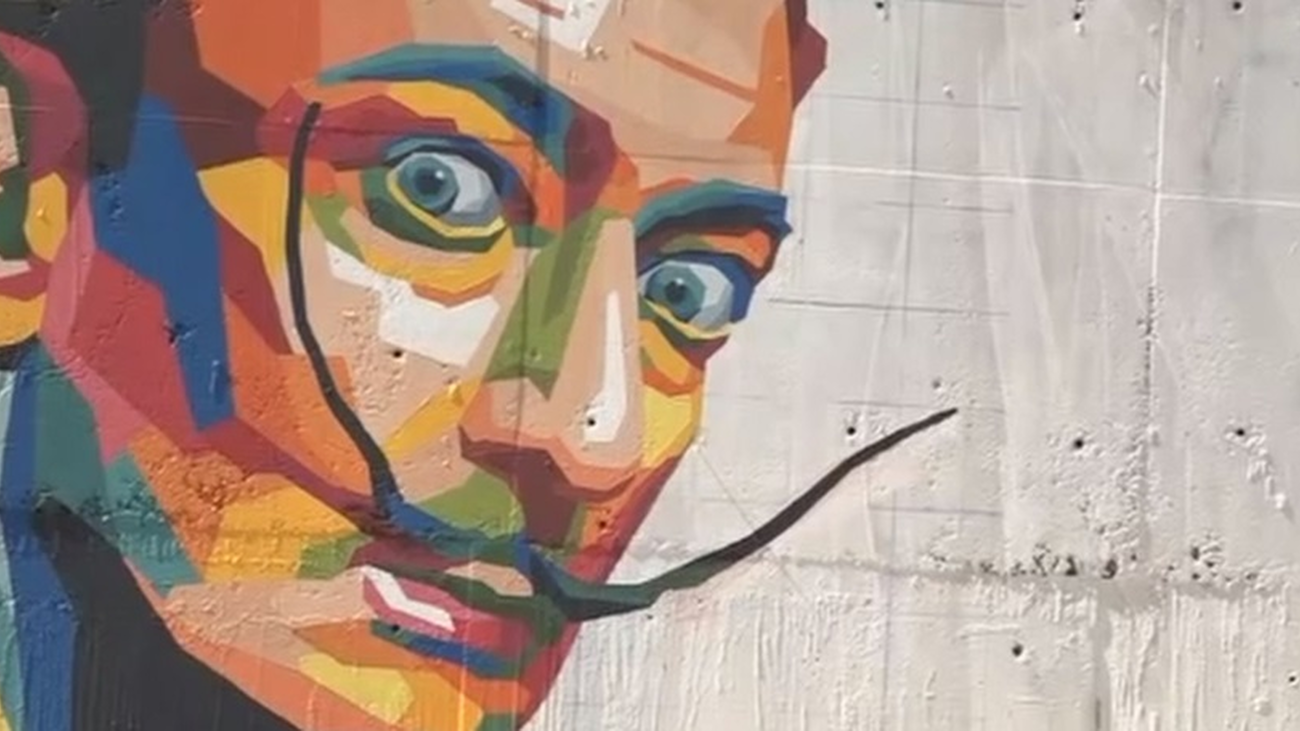 Paredes transformadas en lienzos