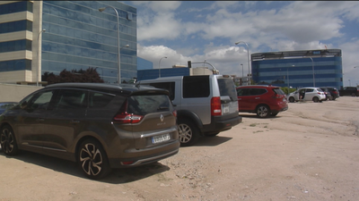 El teletrabajo deja vacías algunas zonas de aparcamiento en la capital