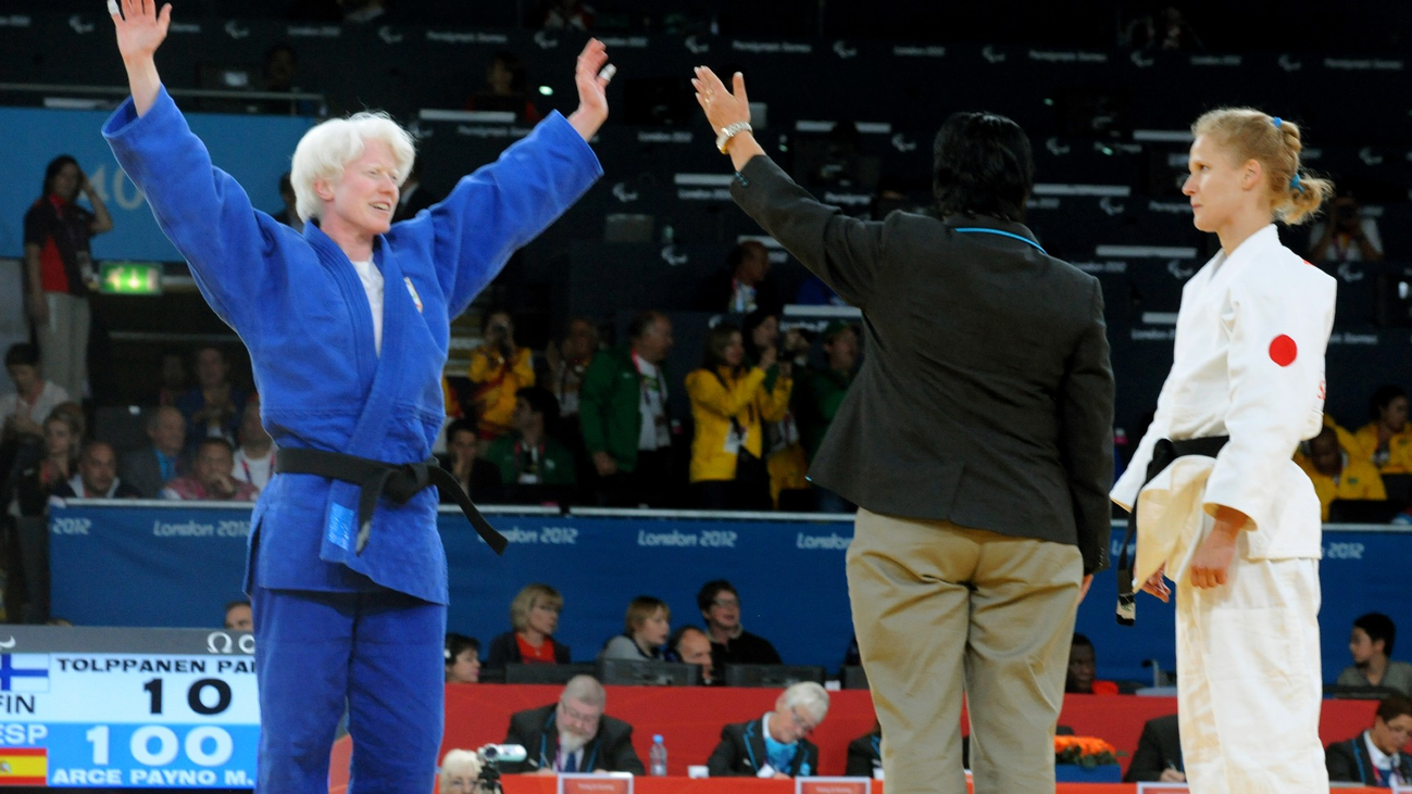 Marta Arce, destacada judoka con una discapacidad visual
